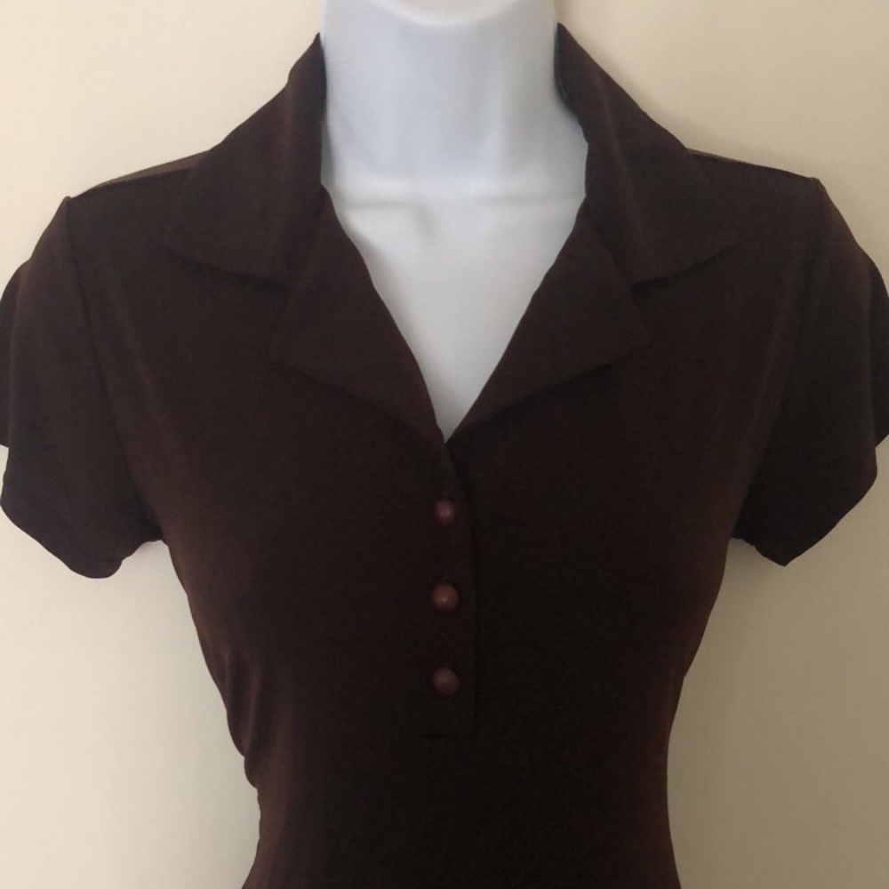 Button up midi dress